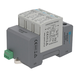 Warystorowy ogranicznik przepięć do instalacji fotowoltaicznych PV 3P, 1000V DC,  typ 2 (klasa C)  - Poglądowe zdjęcie